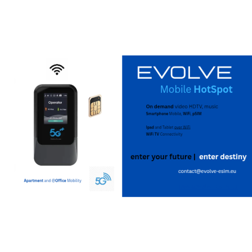 5G HotSpot, World Wide Internet, in apartment, in office and on road, supporting nano SIM